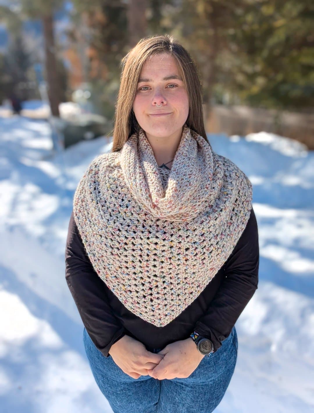 Artist Pallet - Colorful Acrylic Crochet