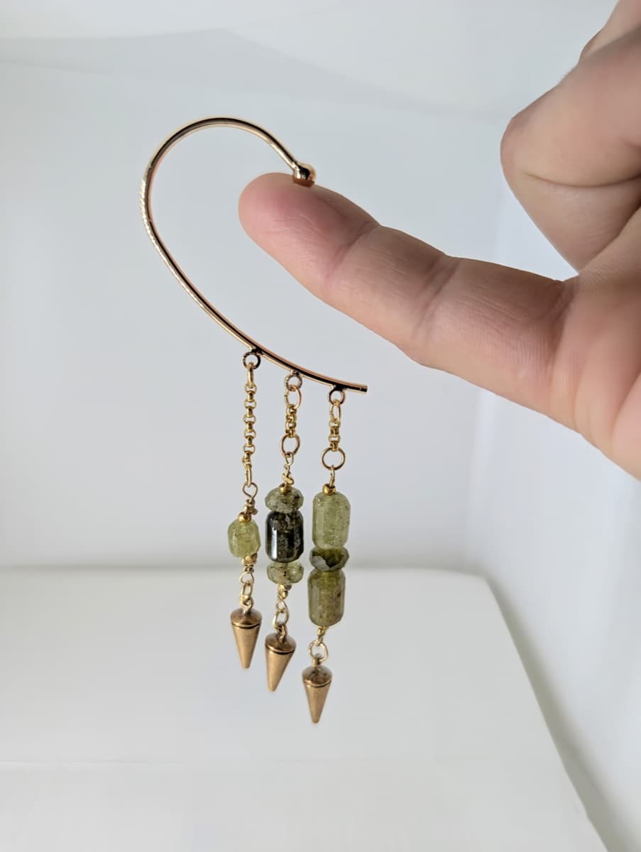 Peridot Ear Cuff